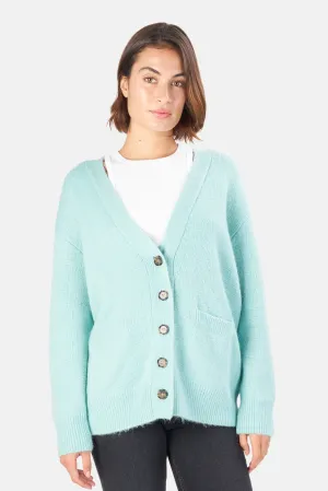 90s Oversized Cardigan Spearmint