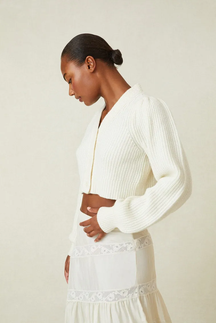 Avignon V-Neck Crop Cardigan