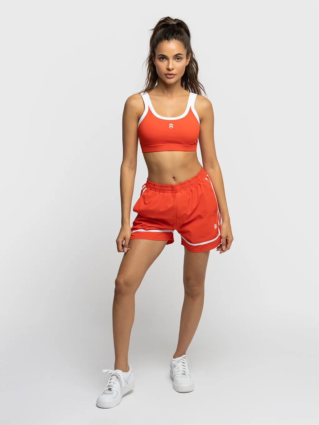 BARRY'S CHERRY RED/WHITE RINGER BRA