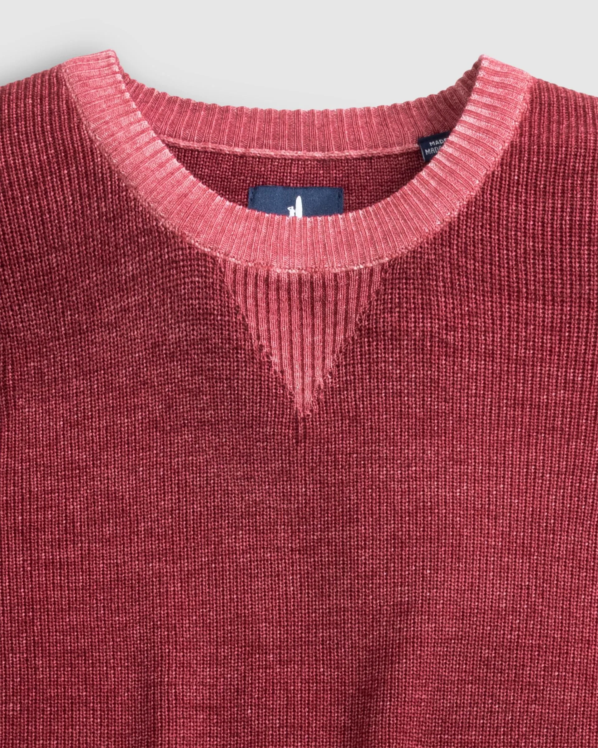 Burgess Garment-Dyed Crewneck Sweater