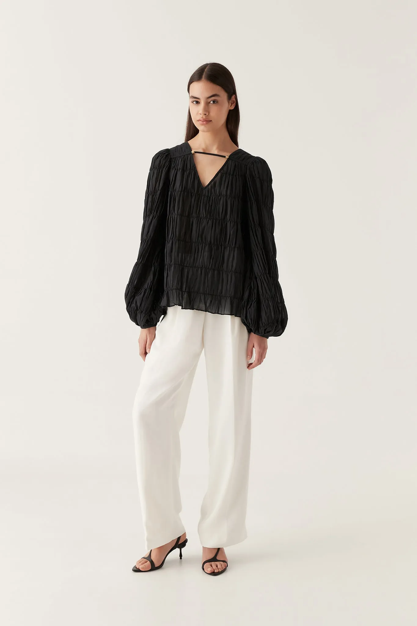 Evelina Ruched Blouse