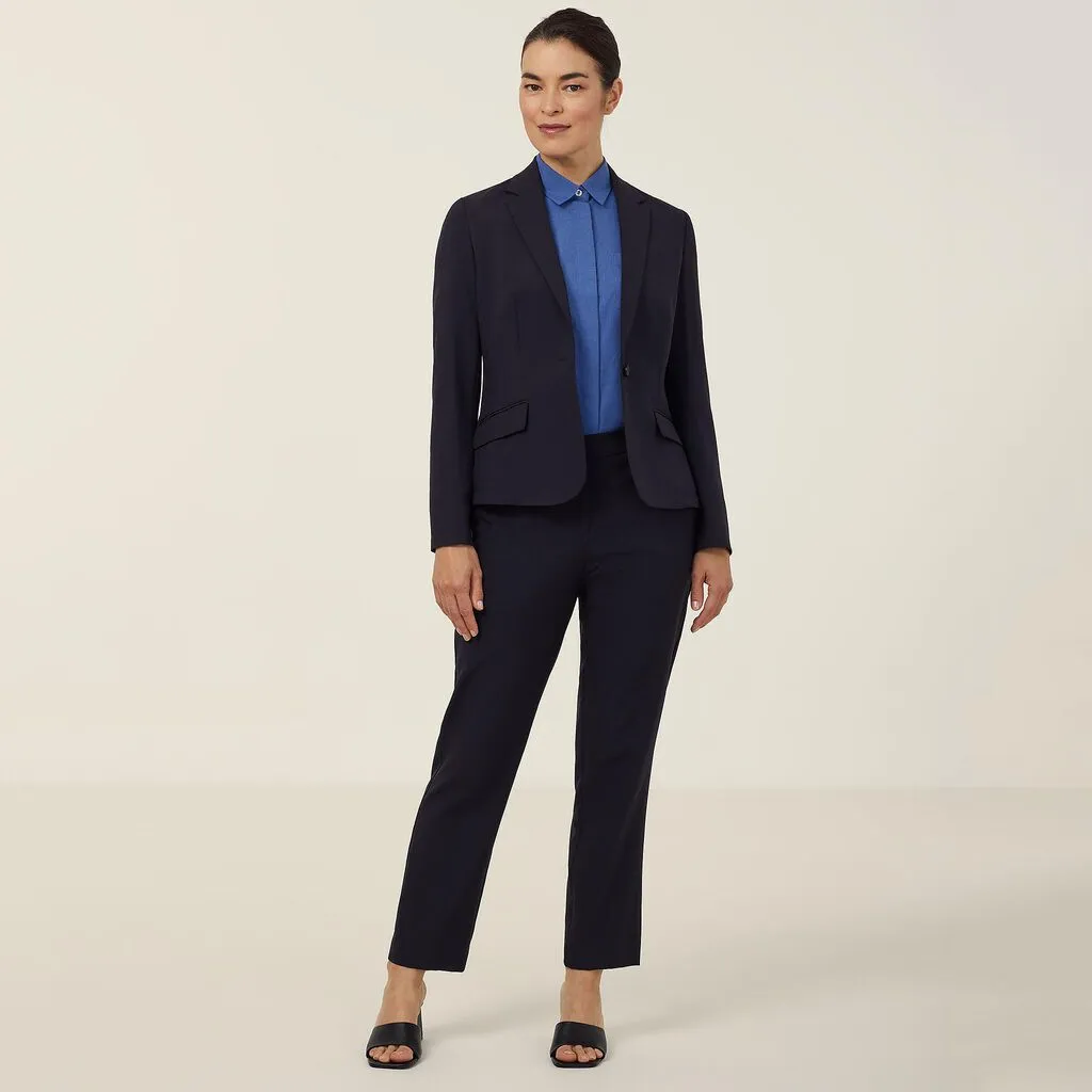 Ladies 1 Button Mid Length Jacket - CAT1E4