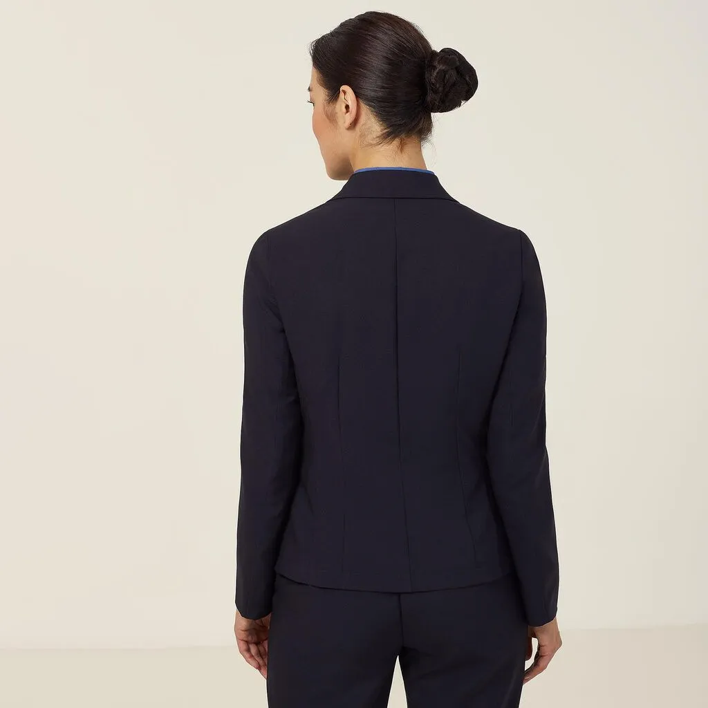 Ladies 1 Button Mid Length Jacket - CAT1E4