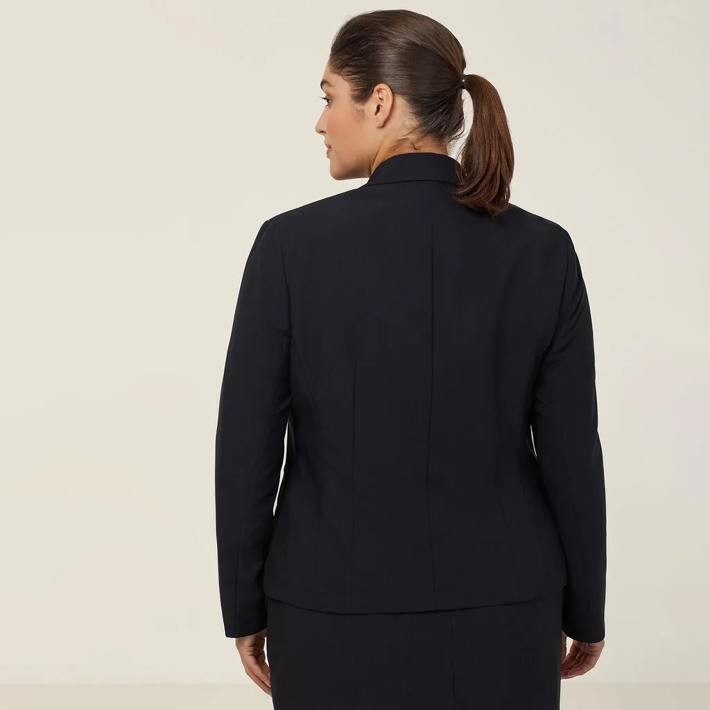 Ladies 1 Button Mid Length Jacket - CAT1E4
