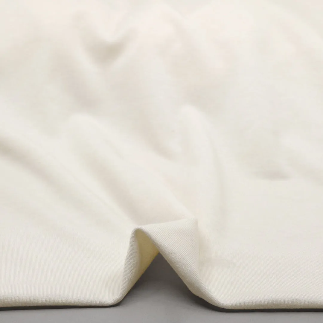 Layer Up Lyocell Wool Blend Jersey - Ivory