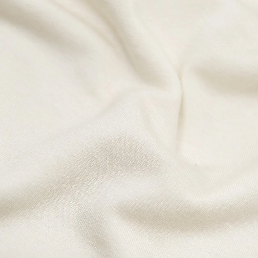 Layer Up Lyocell Wool Blend Jersey - Ivory