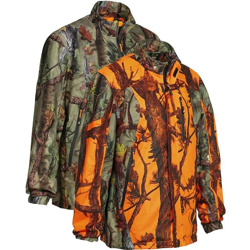 Percussion Reversible Camo Hunting Jacket (Waterproof & Breathable)